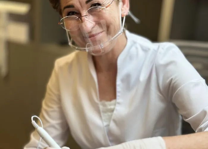 Ida Romacker bei der Arbeit
