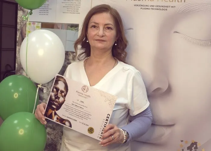Iskra Petkova in ihrem Studio